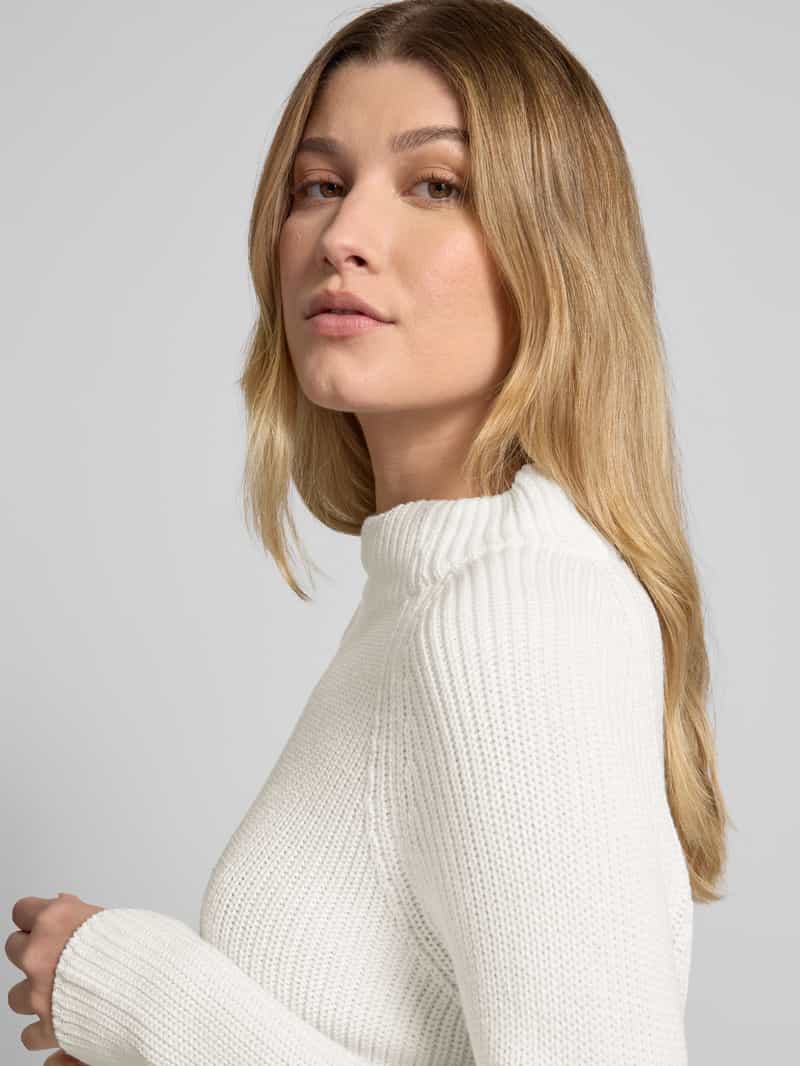 monari Gebreide pullover met opstaande kraag