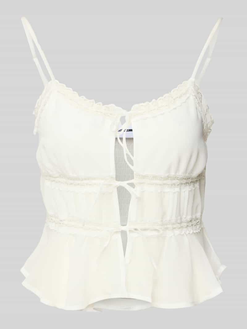 Noisy May Blousetop met gehaakt kant model 'FAIRY'