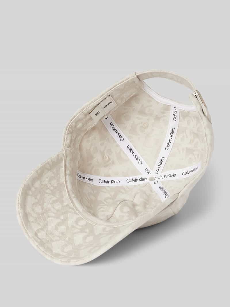 CK Calvin Klein Baseballpet met label- en structuurmotief