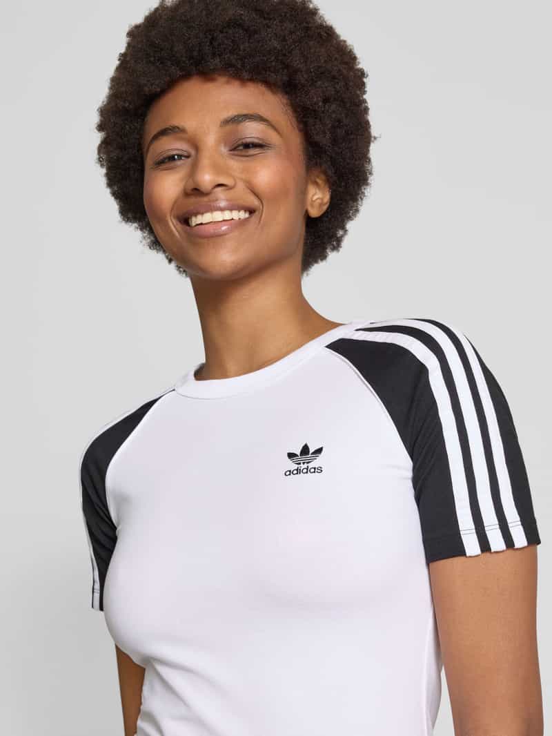 adidas Originals T-shirtjurk met labelstitching
