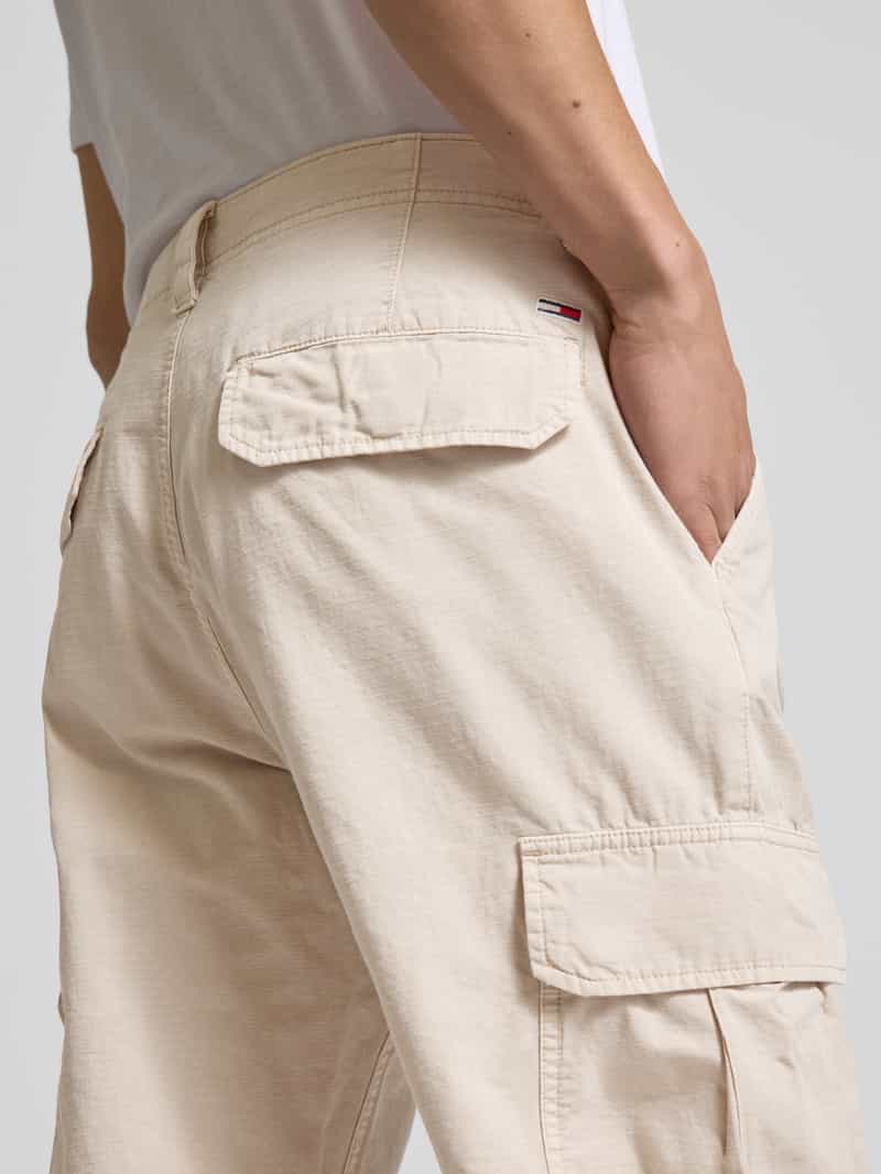 Tommy Jeans Cargobroek met labeldetail model 'RYAN'