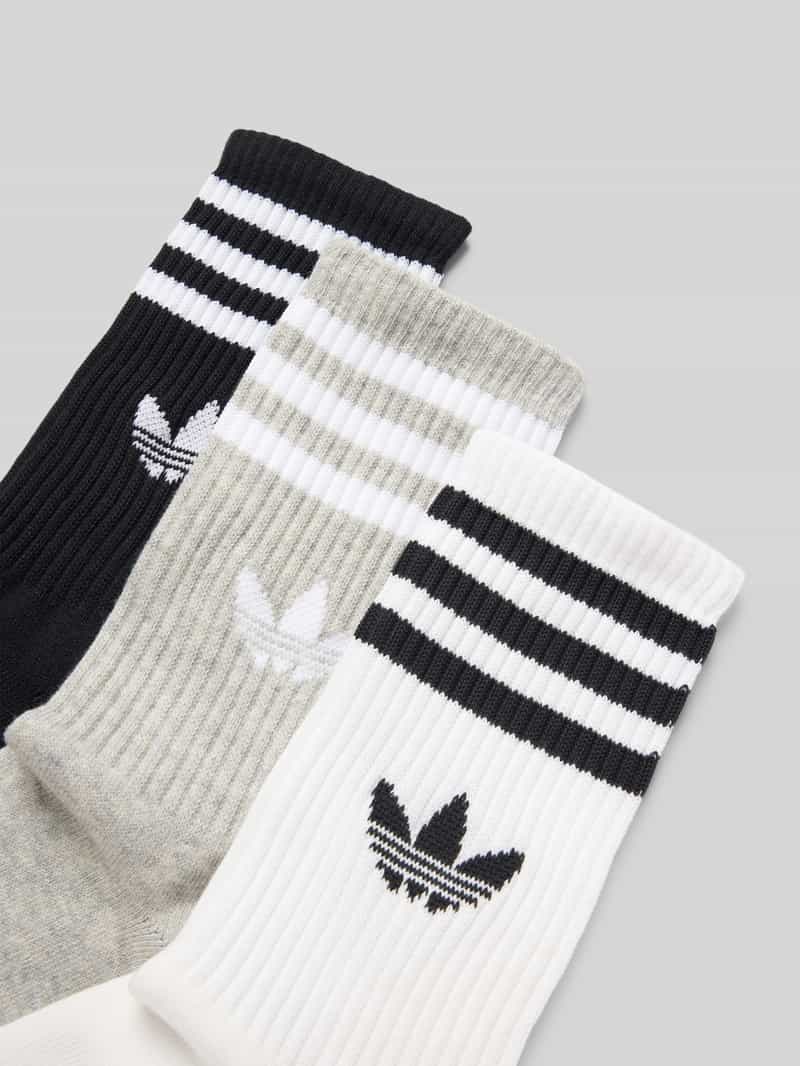 adidas Originals Sokken met logo in een set van 3 paar