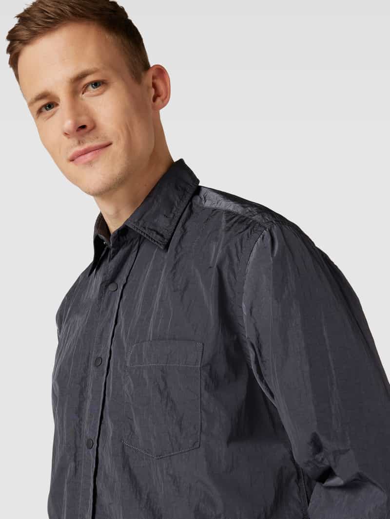 Boss Orange Regular fit vrijetijdsoverhemd met kentkraag model 'Lambini'