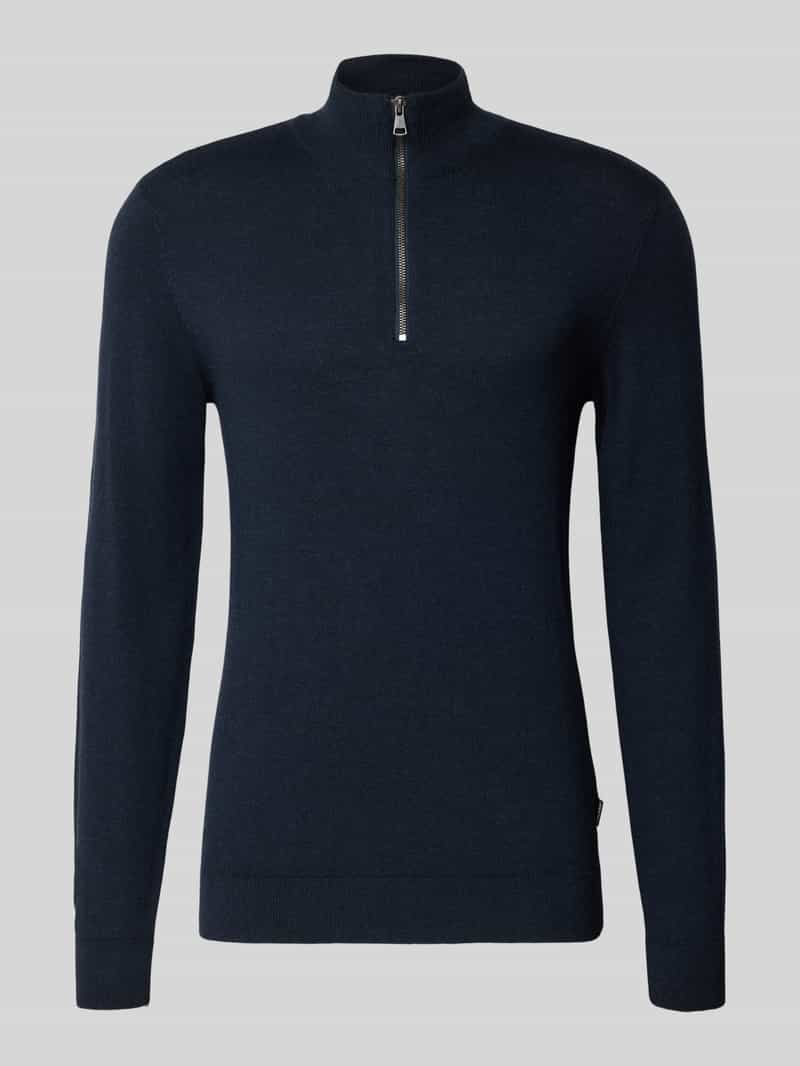 Blend Schipperstrui van katoenmix in gebreide look