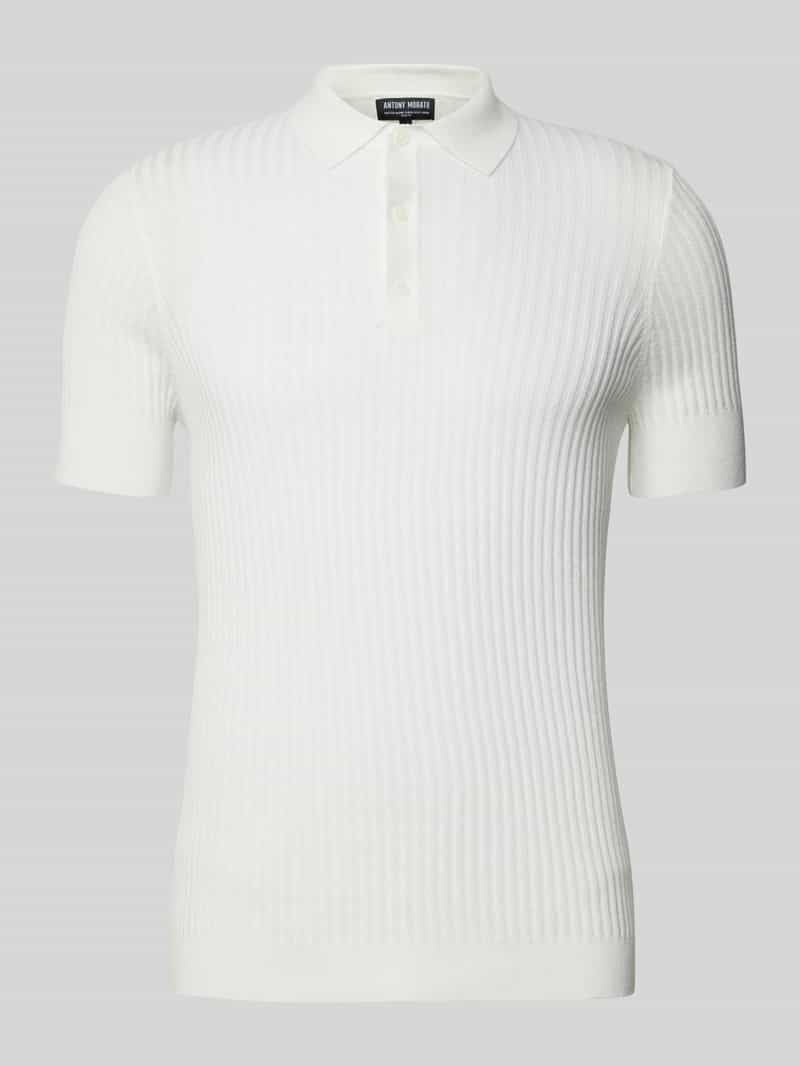 Antony Morato Slim fit poloshirt met structuurmotief