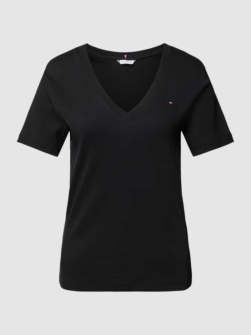 Tommy Hilfiger T-shirt met V-hals model 'Cody'