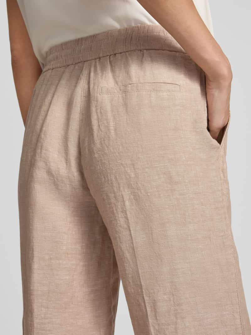 Opus Stoffen broek met verkorte pasvorm model 'Maikito'