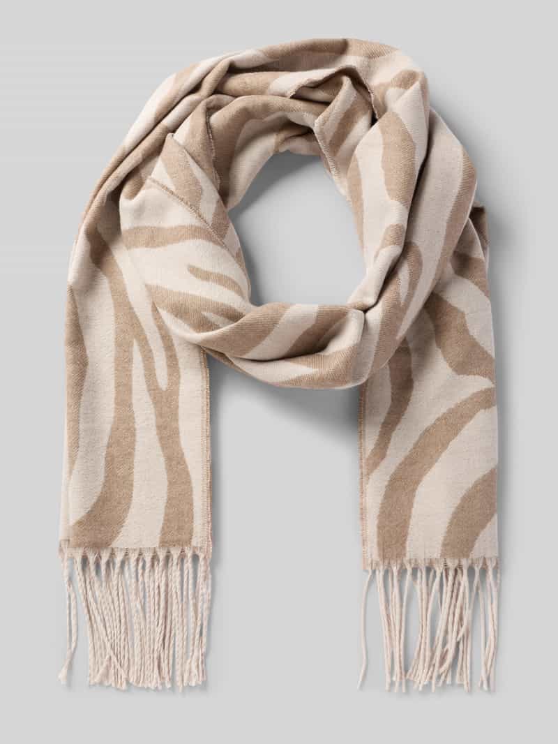 Pieces Sjaal met all-over motief model 'ELIN'