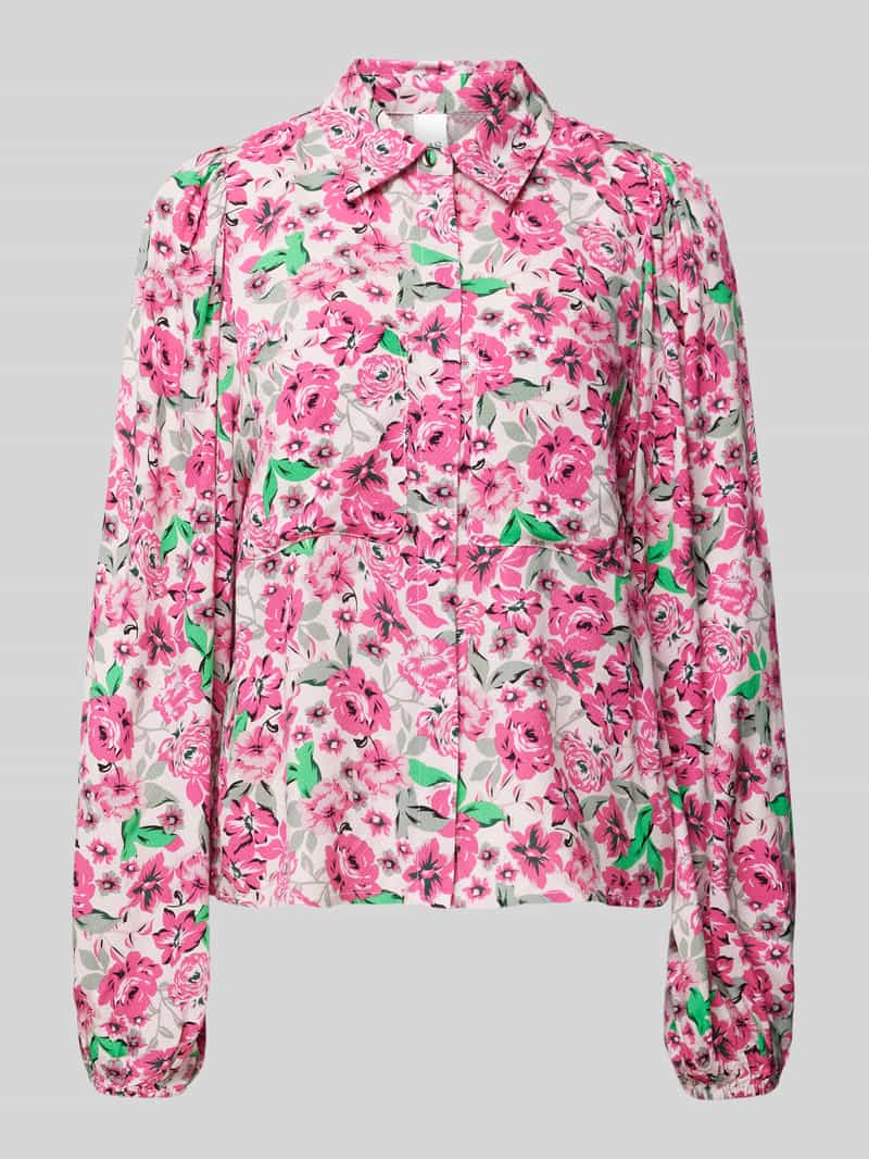 YAS Regular fit blouse met opgestikte borstzakken model 'ALIRA'