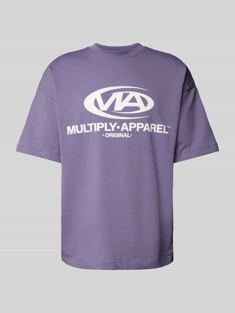 Multiply Apparel Oversized T-shirt met labelprint