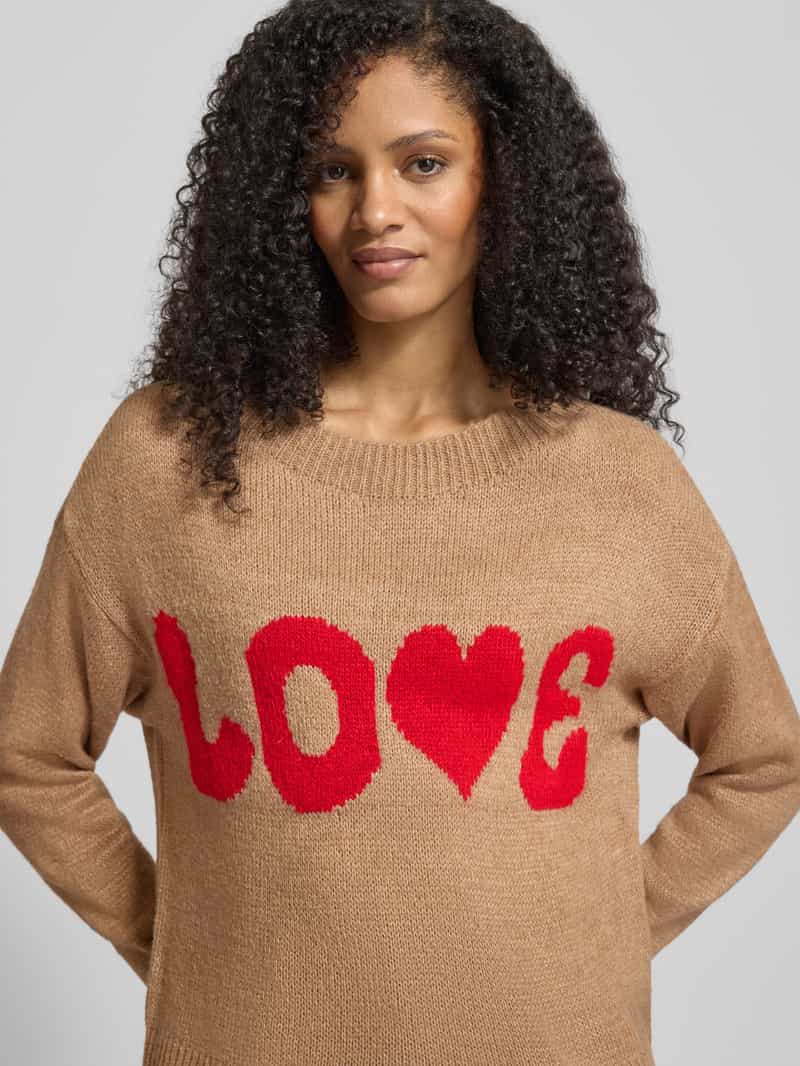 ZABAIONE Loose fit gebreide pullover met wol