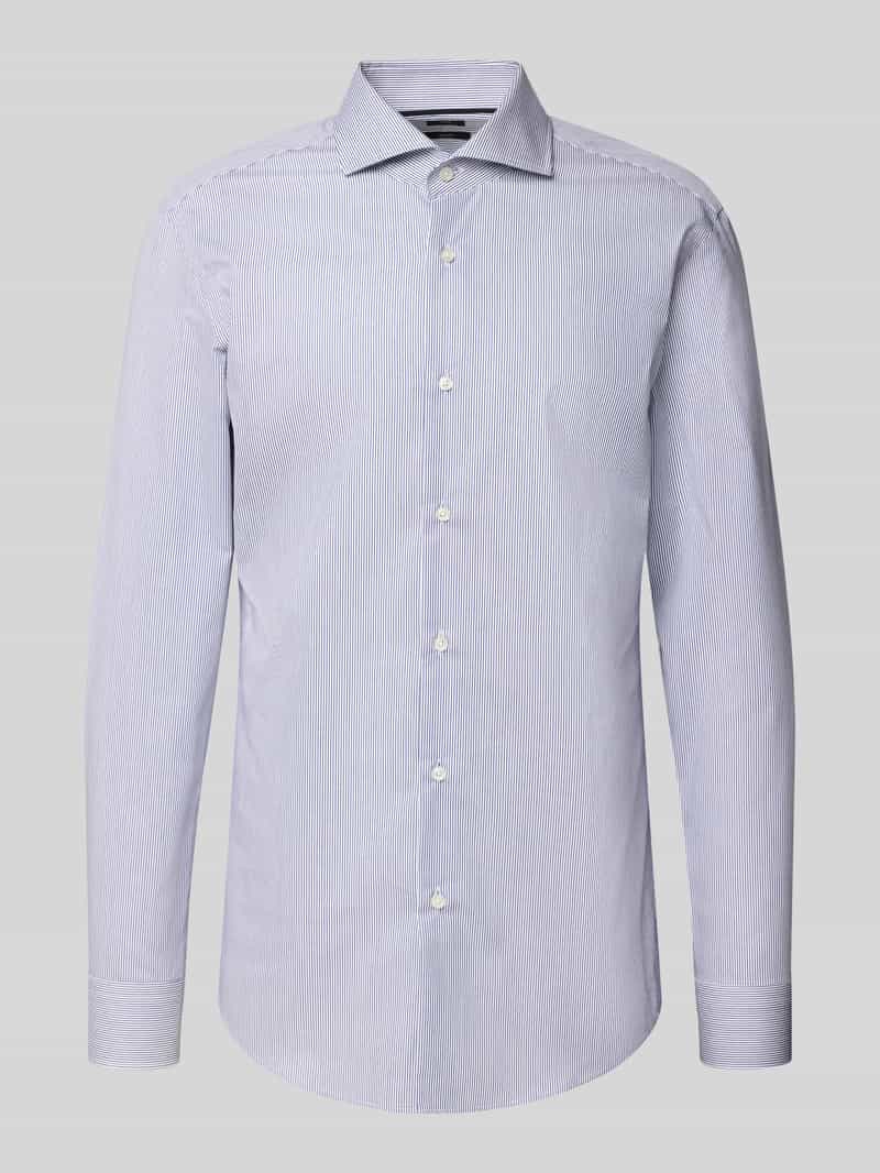Boss Slim fit zakelijk overhemd van puur katoen