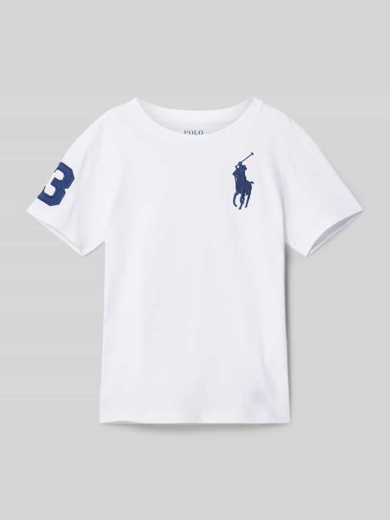 Polo Ralph Lauren Teens T-shirt met labelstitching