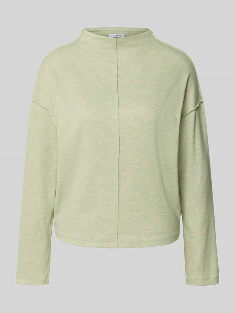 Opus Sweatshirt met opstaande kraag model 'Sinzi'