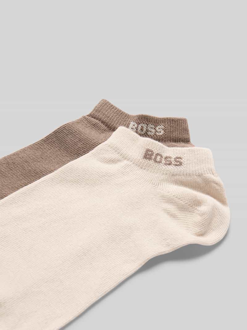 Boss Sneakersokken van katoenmix in een set van 2 paar