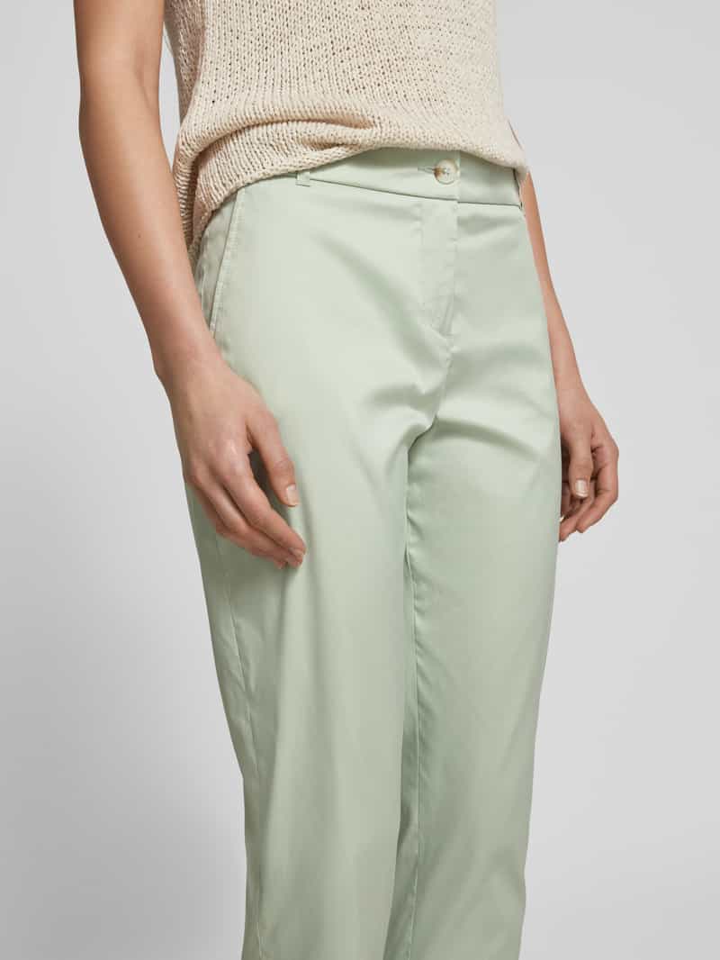 Christian Berg Woman Tapered fit chino met verkort model