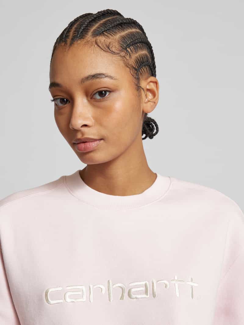Carhartt Work In Progress Sweatshirt met labelstitching