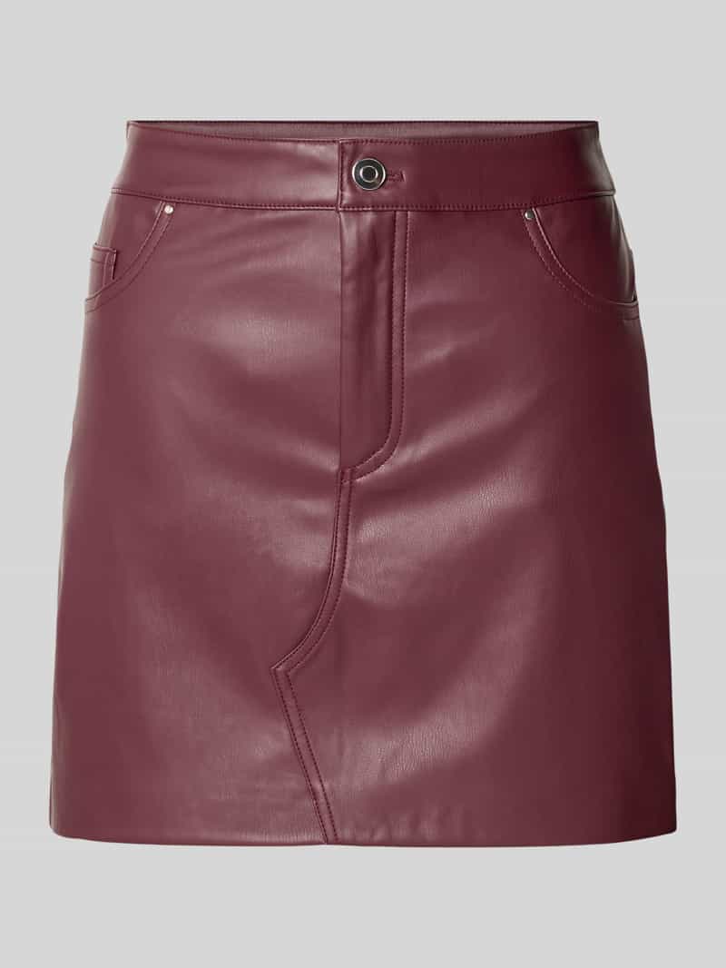 Noisy May Minirok in leerlook model 'KATE'