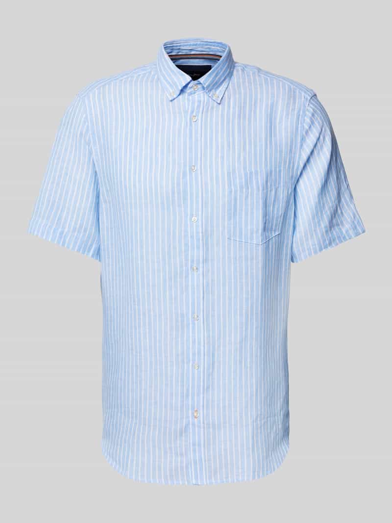 Christian Berg Men Vrijetijdsoverhemd met knoopsluiting