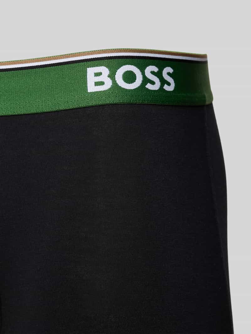 Boss Boxershort met elastische band met logo in een set van 3 stuks