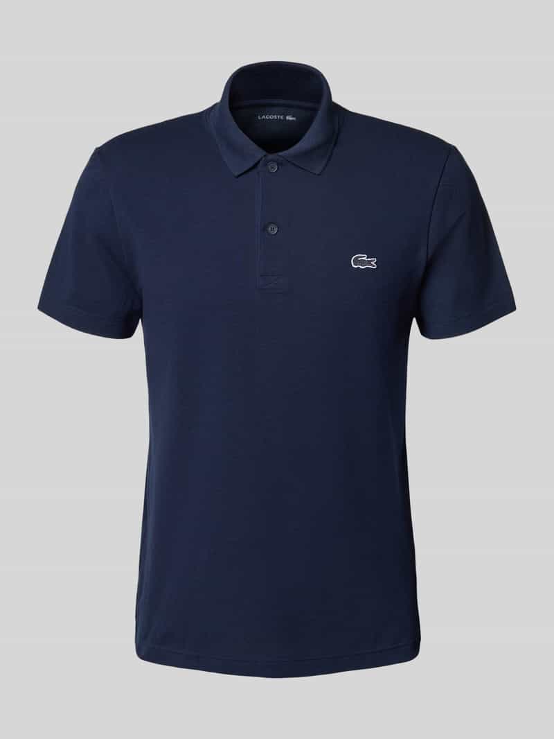 Lacoste Regular fit poloshirt met labelbadge