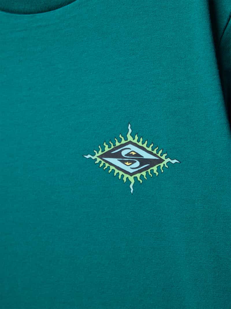 Quiksilver T-shirt met labelprint