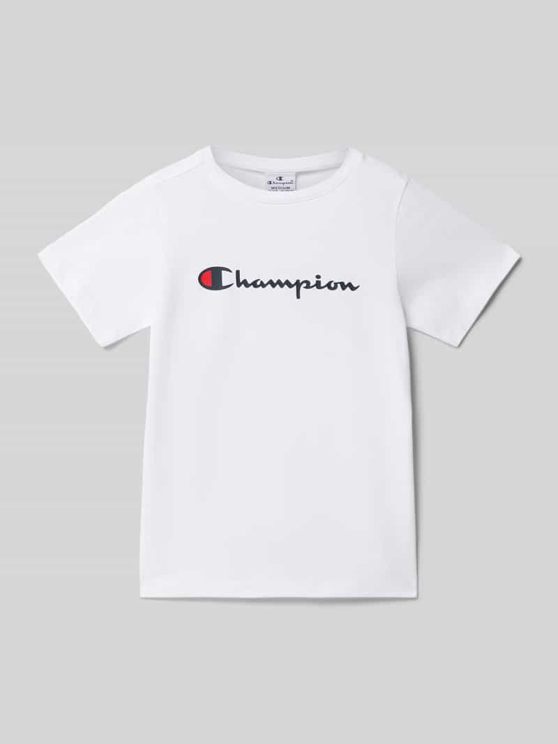 Champion T-shirt met labelprint