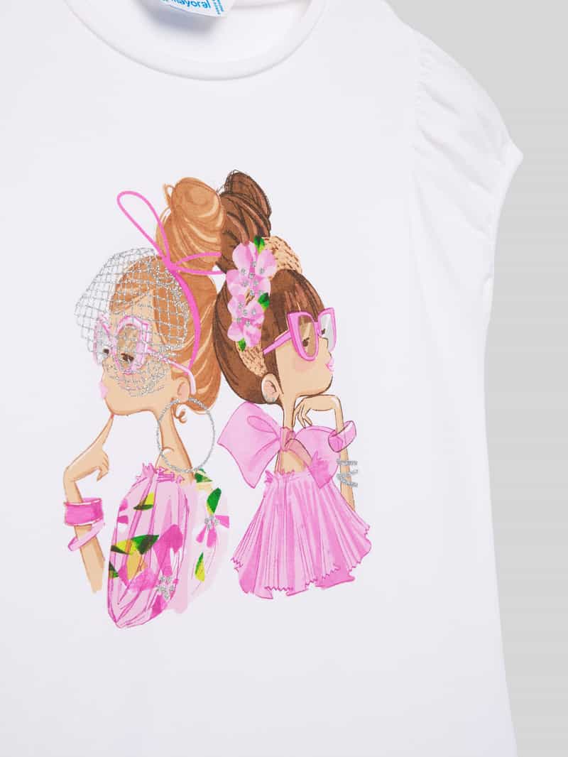 Mayoral T-shirt met motiefprint