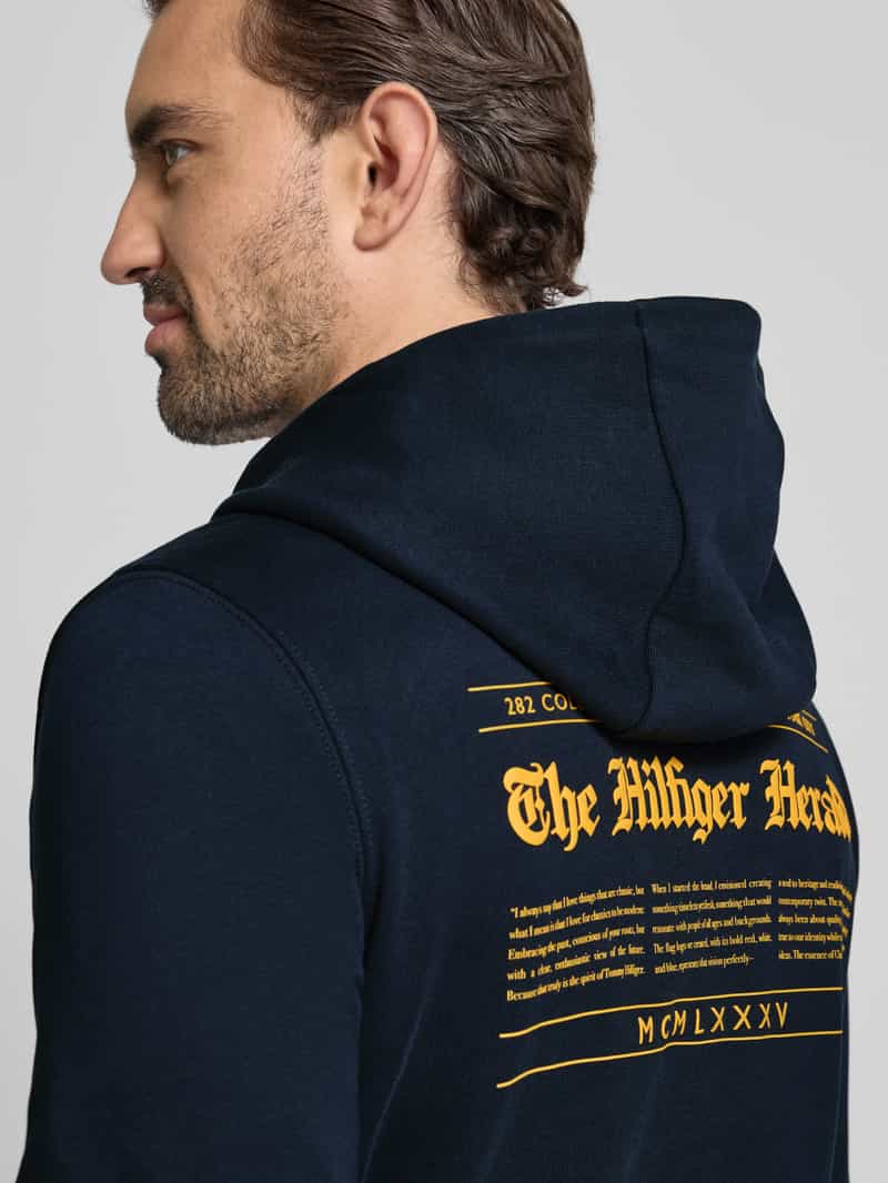 Tommy Hilfiger Regular fit hoodie van puur katoen