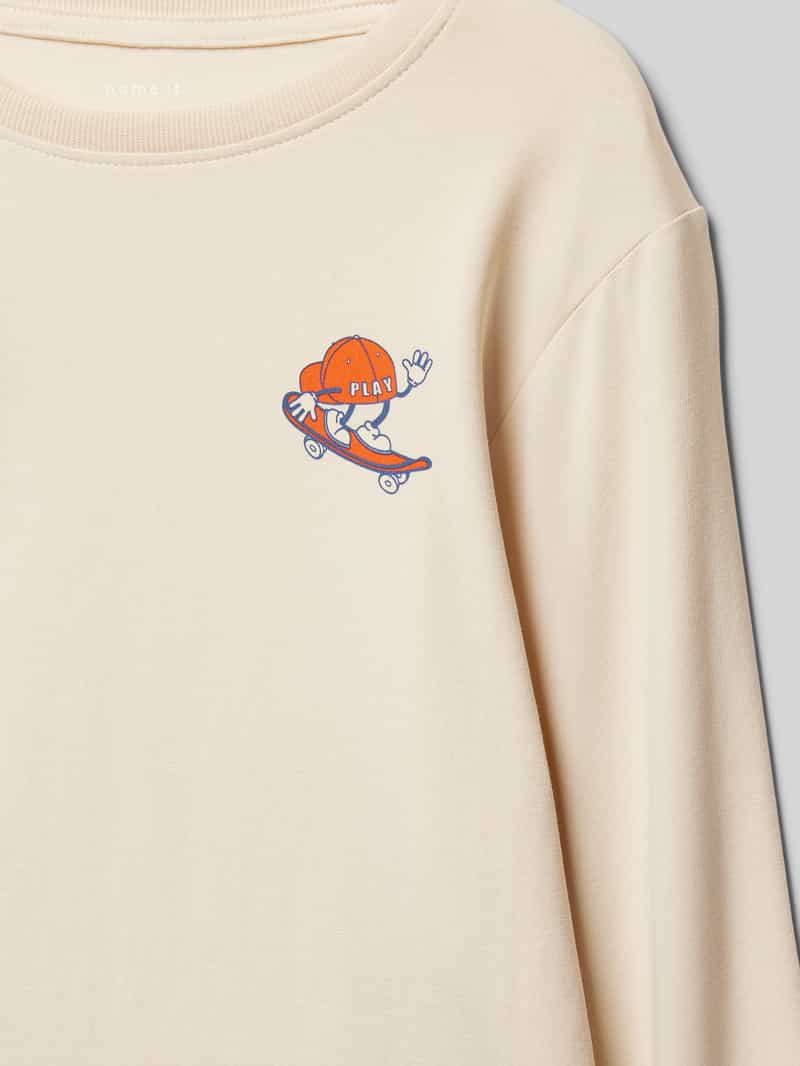 name it Shirt met lange mouwen en motiefprint model 'MOTIS'