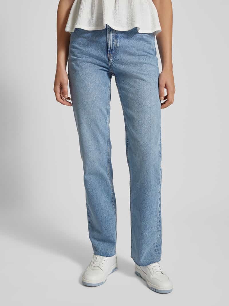 Only Straight leg jeans van puur katoen, model 'RILEY' jeansblauw, foto 3