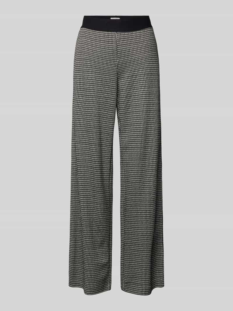 Christian Berg Woman Flared stoffen broek met elastische band