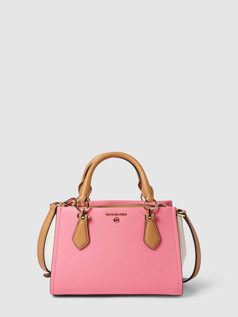 Torebka skórzana z aplikacją z logo model ‘MARILYN’