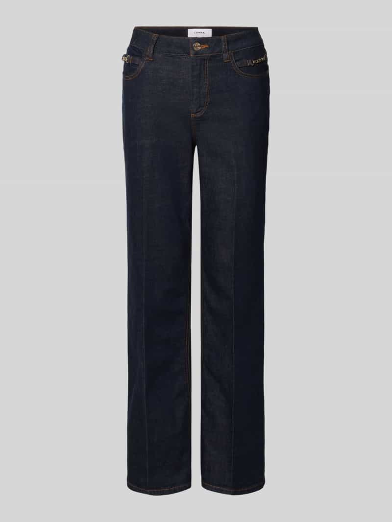 comma Relaxed fit jeans met steekzakken