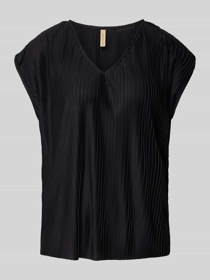 Soyaconcept Regular fit blouseshirt met V-hals model 'KIRIT'