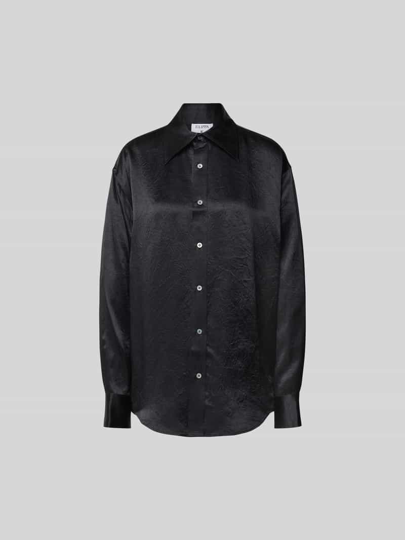 Overhemdblouse met knoopsluiting