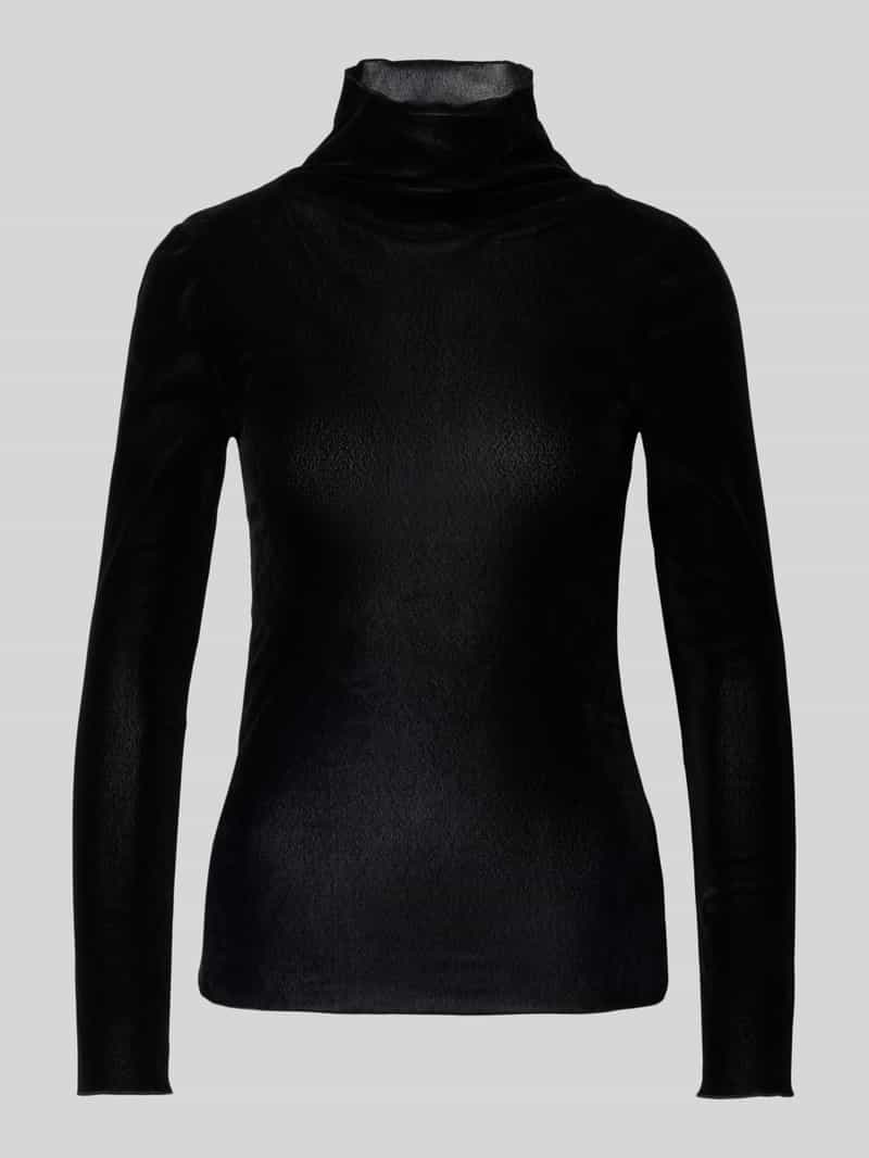 LUISA CERANO Shirt met lange mouwen en opstaande kraag