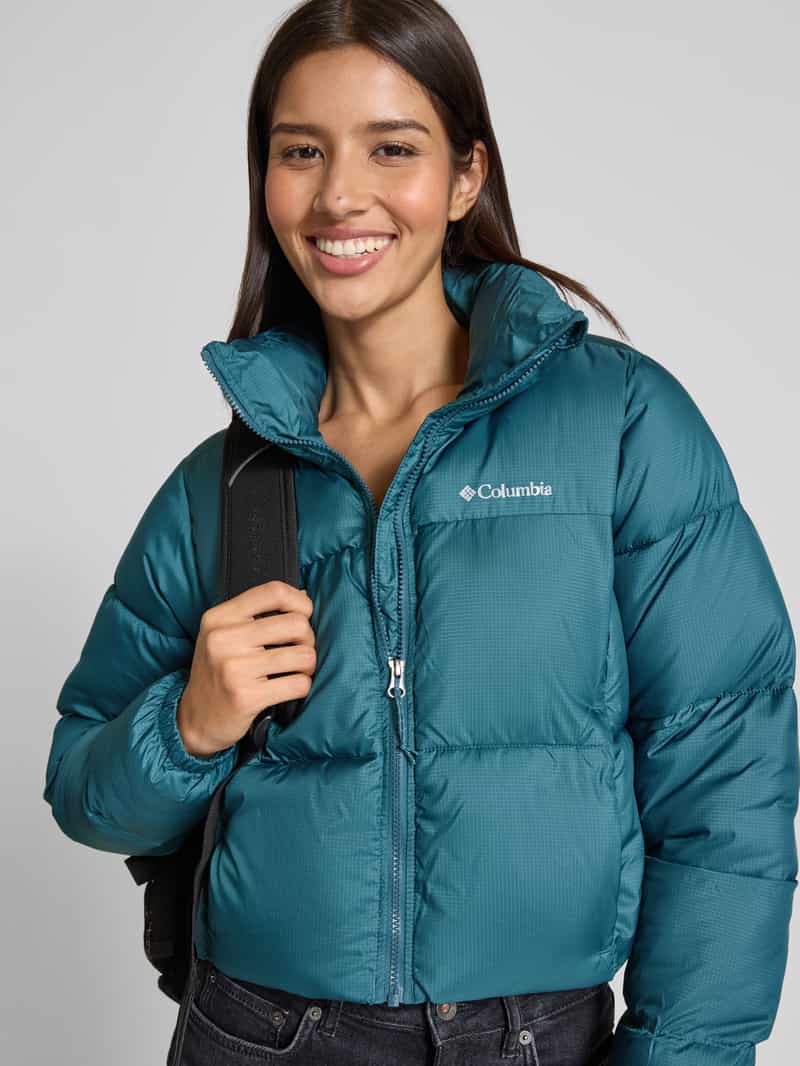 Columbia Kort gewatteerd jack met labelprint model 'Puffect™'
