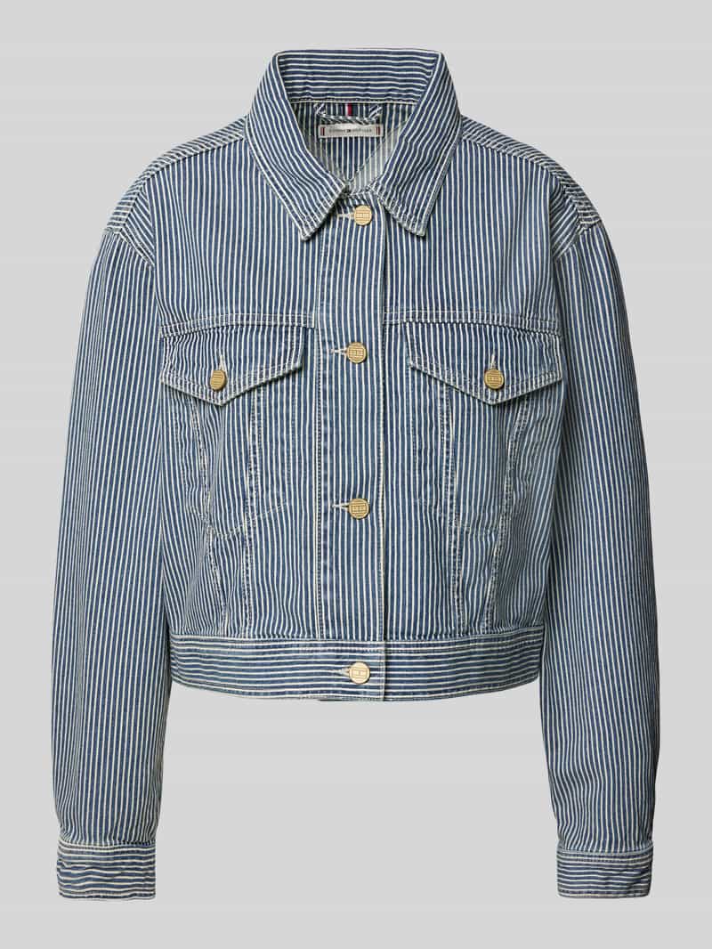 Tommy Hilfiger Oversized fit jeansjack van puur katoen