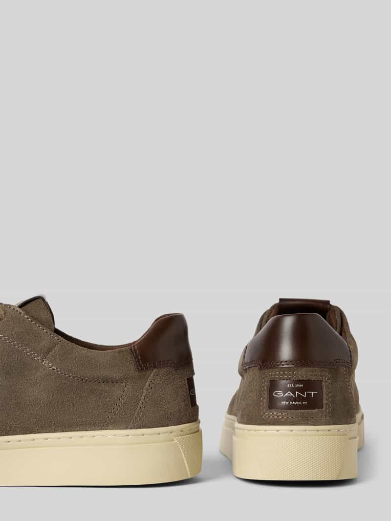 Gant Sneakers van echt leer met reliëflogo model 'Julien'