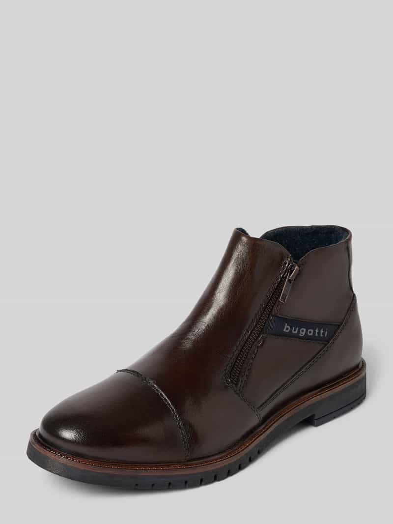 Boots van leermix model 'Caj'