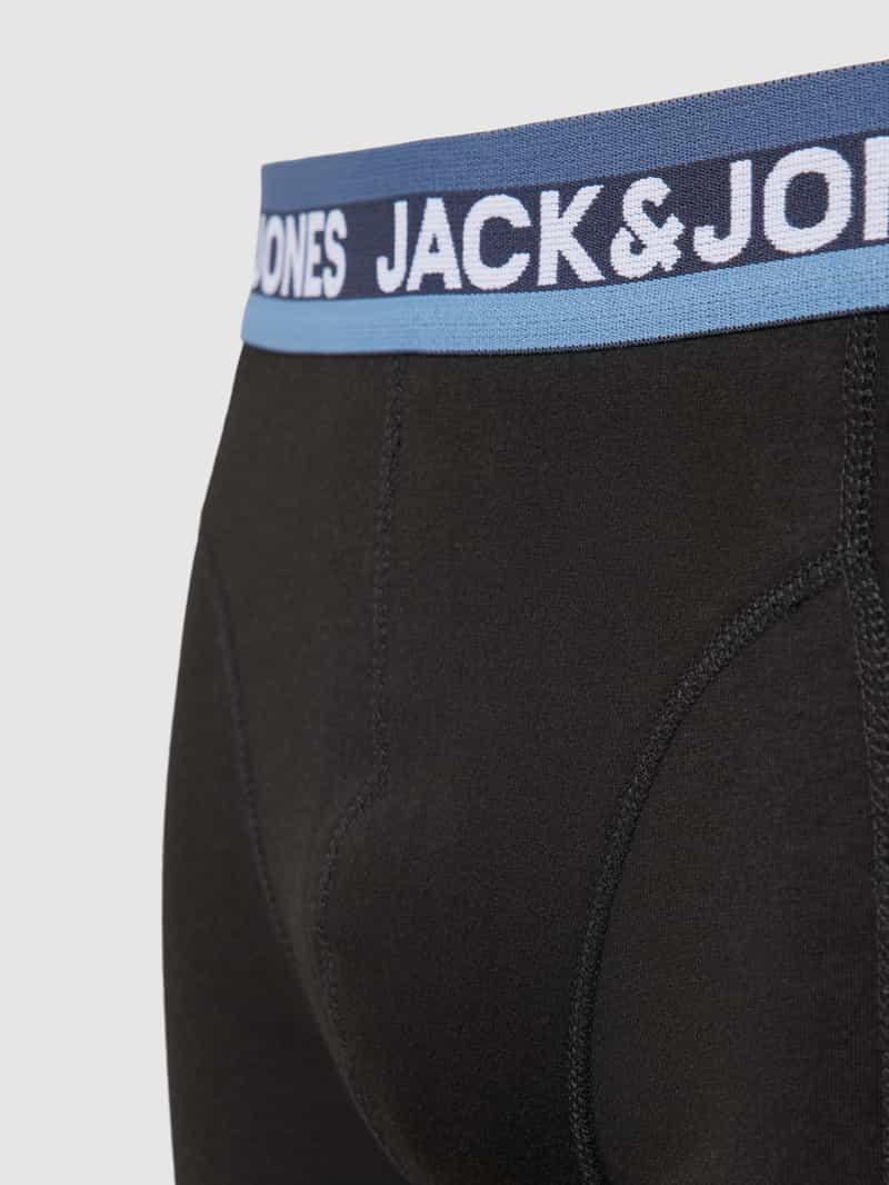 jack & jones Boxershort met elastische band met label in een set van 5 stuks model 'DNA'