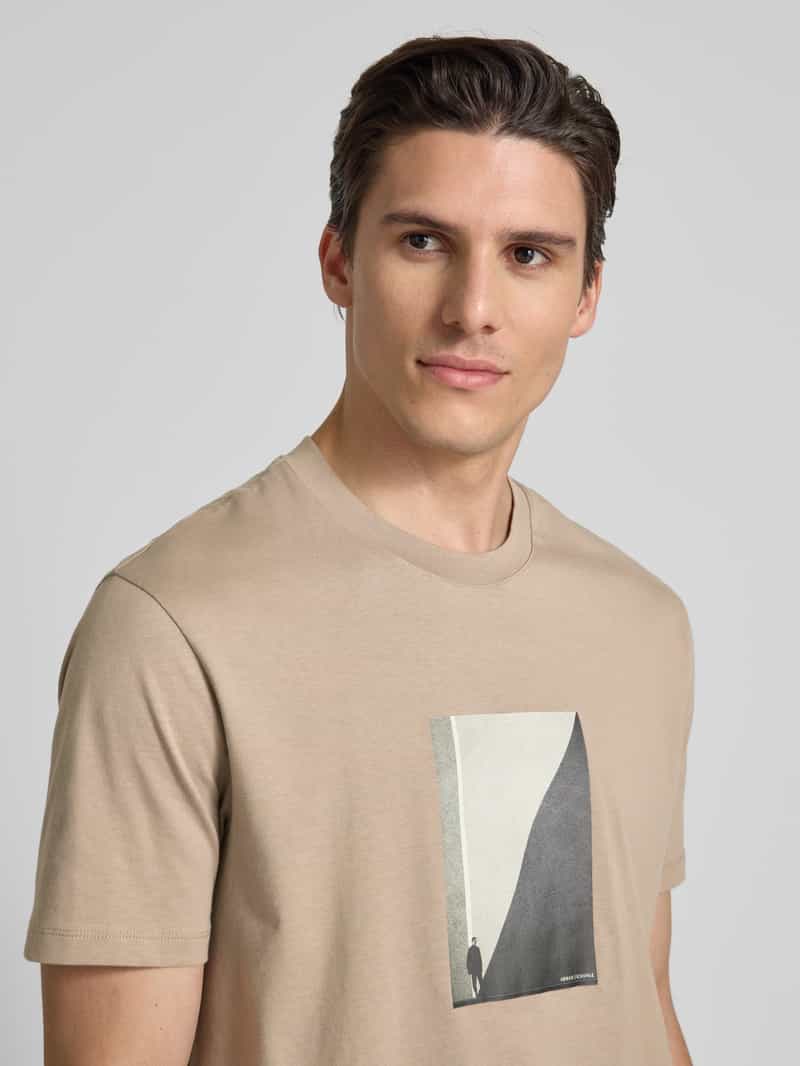 Armani Exchange T-shirt met motiefprint