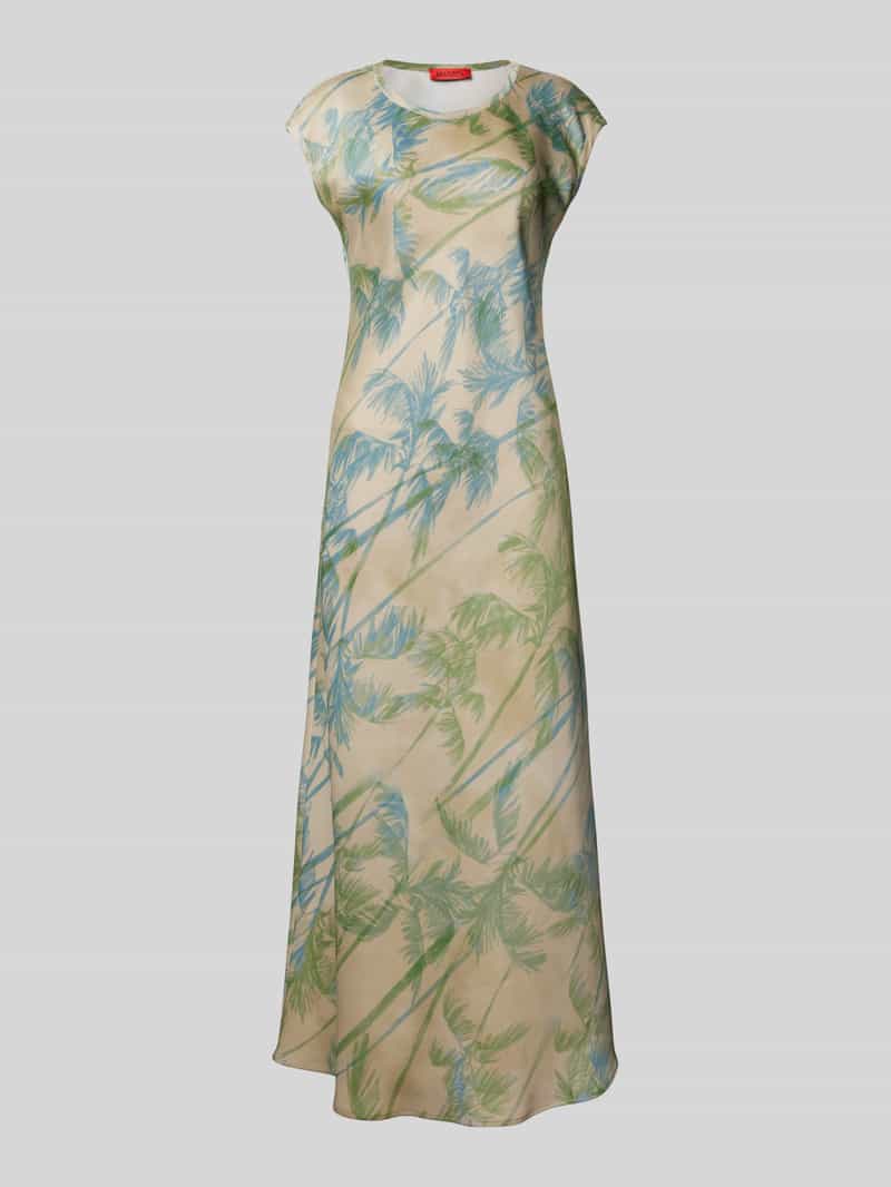 MAX&Co. Maxi-jurk met kapmouwen model 'APUANIA'