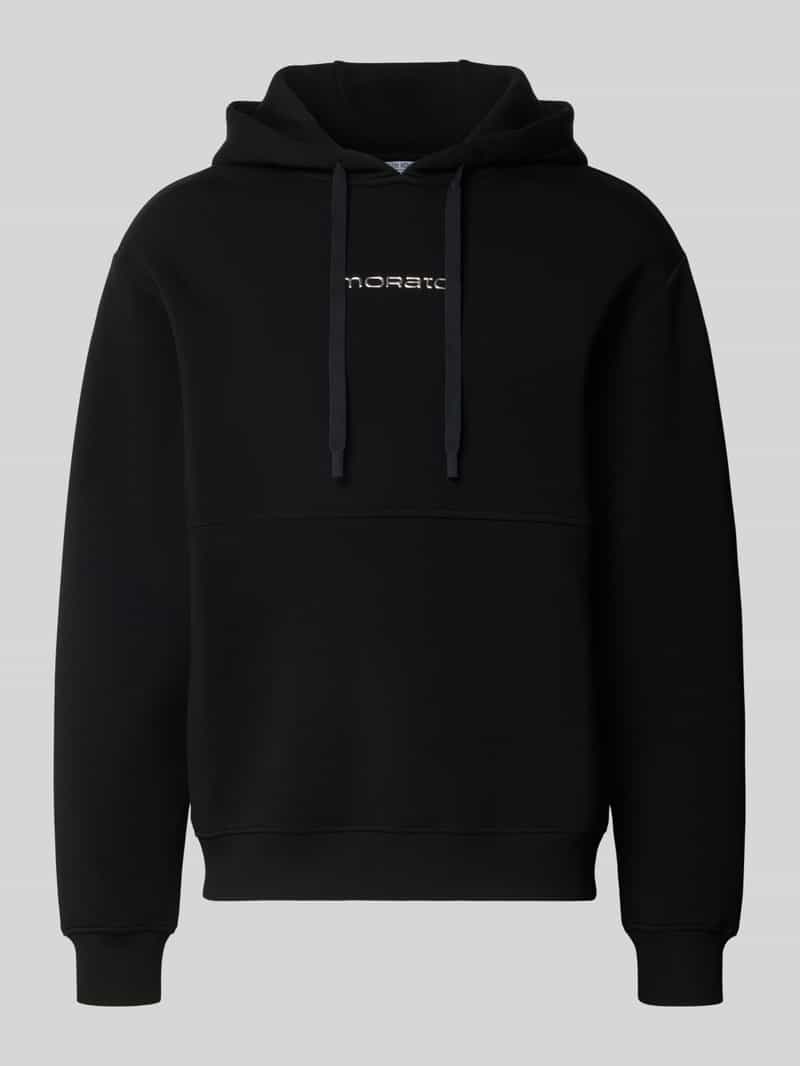 Antony Morato relaxed fit hoodie van viscosemix met katoenanteil