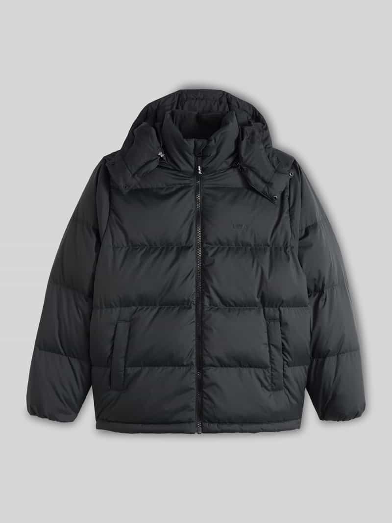 Levi's regular fit doorgestikte jas label-patch