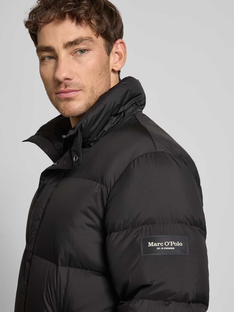 Marc O'Polo Regular fit lange donsjas met rugzakbanden