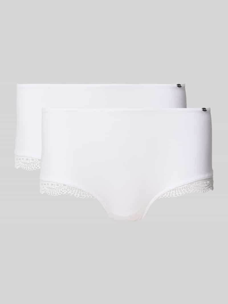 SKINY Broek met gehaakt kant model 'Classic Cotton'