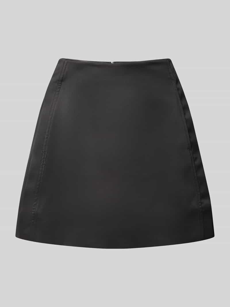 Selected minirok met glitterfinish