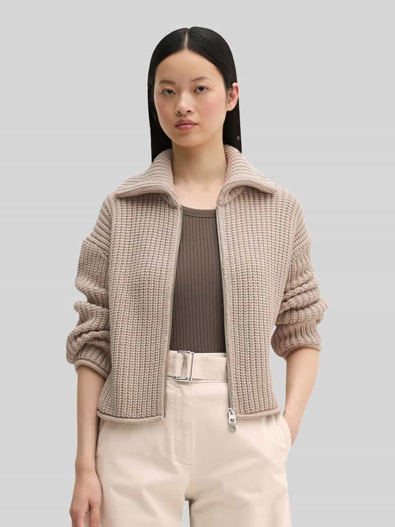 Marc O'Polo Loose fit cardigan van katoenmix